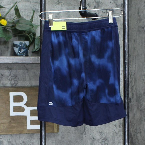 NWT All In Motion Boys' Basketball Shorts 7 M Blue Camo - Picture 3 of 6